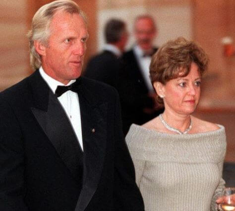 Laura Andrassy and Greg Norman at an event